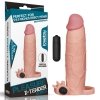 Przedłużka penisa Pleasure X Tender Vibrating Penis Sleeve +7.5cm